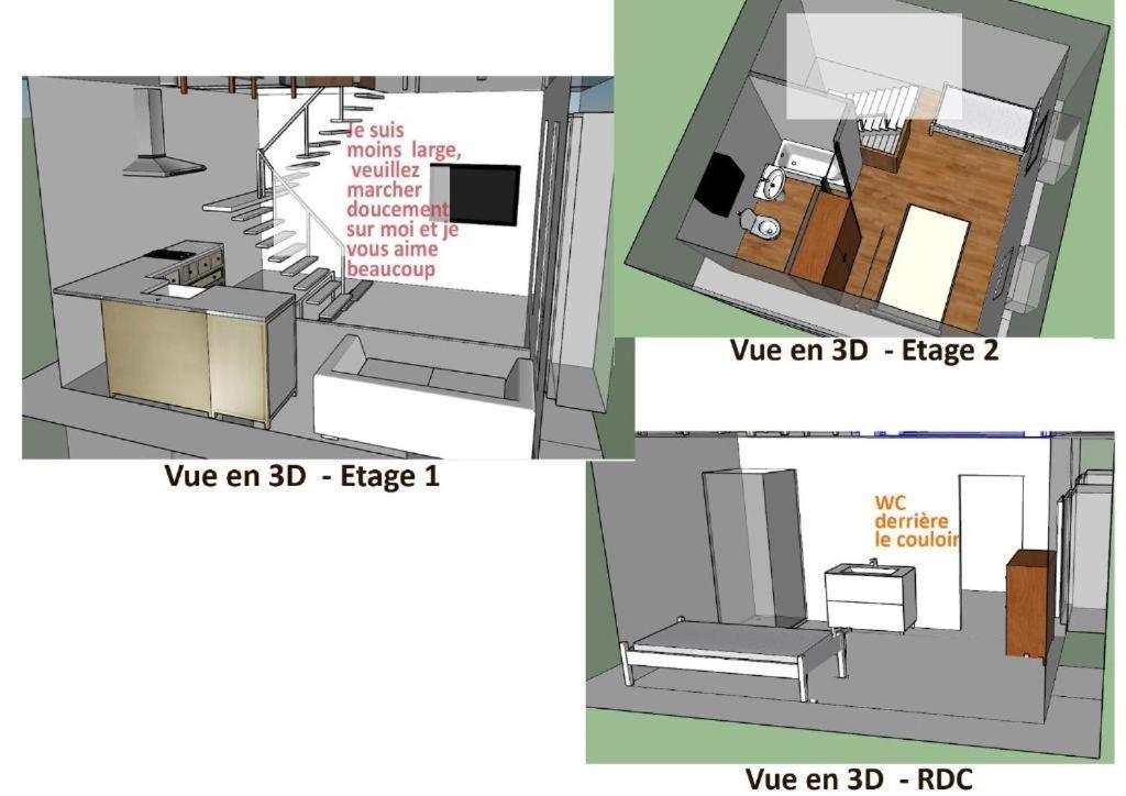Mini House Apartment Lesneven Екстериор снимка
